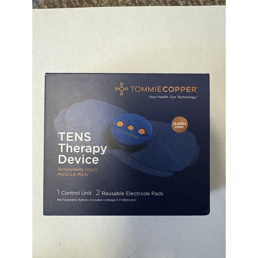 Tommie Copper TENS Therapy Device Wireless USB Rechargeable 20 Levels‎ 6 Modes